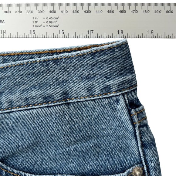 New - Lab 101 - John Crop Ozone Stone Slim Straight Denim Jean - Size 34 (36x29) - Picture 10 of 11